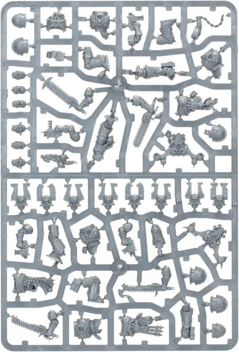 Games Workshop Warhammer 40k Khorne Berzerkers 43-10 - 141 Onderdelen - afbeelding 6 van 6