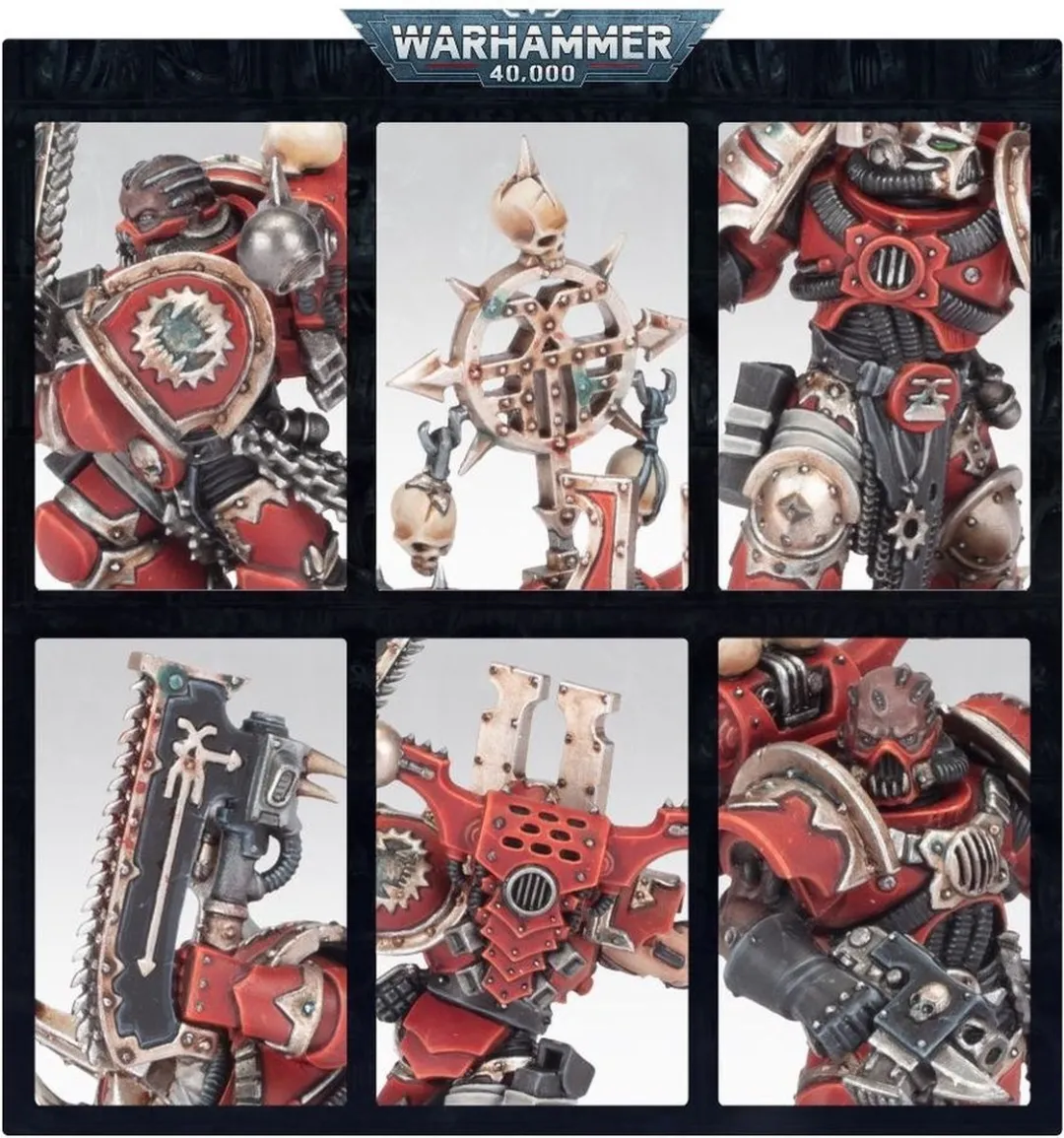 Games Workshop Warhammer 40k Khorne Berzerkers 43-10 - 141 Onderdelen