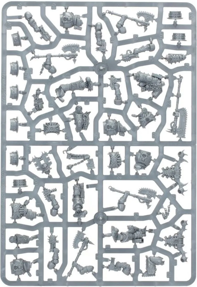 Games Workshop Warhammer 40k Khorne Berzerkers 43-10 - 141 Onderdelen