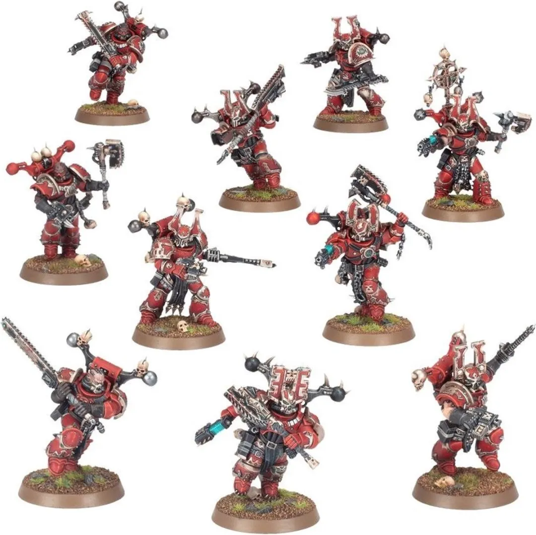 Games Workshop Warhammer 40k Khorne Berzerkers 43-10 - 141 Onderdelen