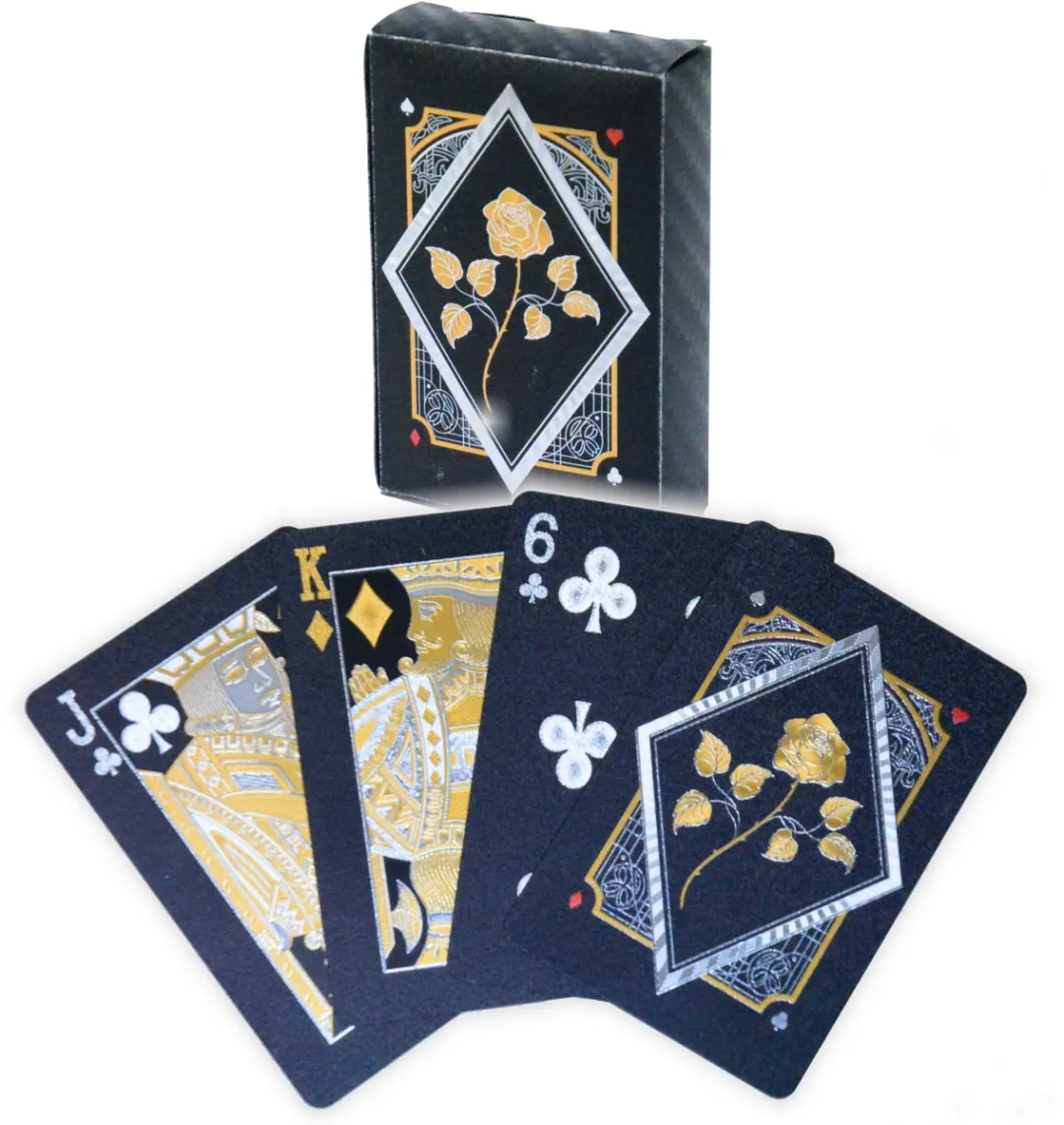 HOT Games Zwart Gouden Roos Speelkaarten