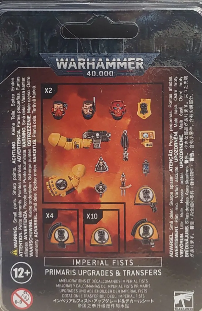 Games Workshop Imperial Fists Primaris Upgrades & Transfers