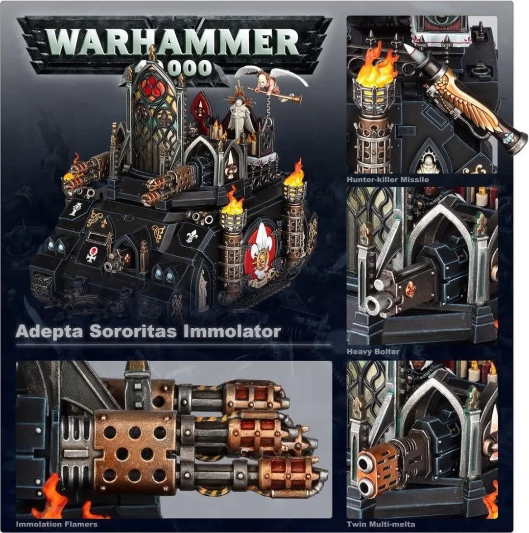 Games Workshop Adepta Sororitas Immolator 105 Onderdelen