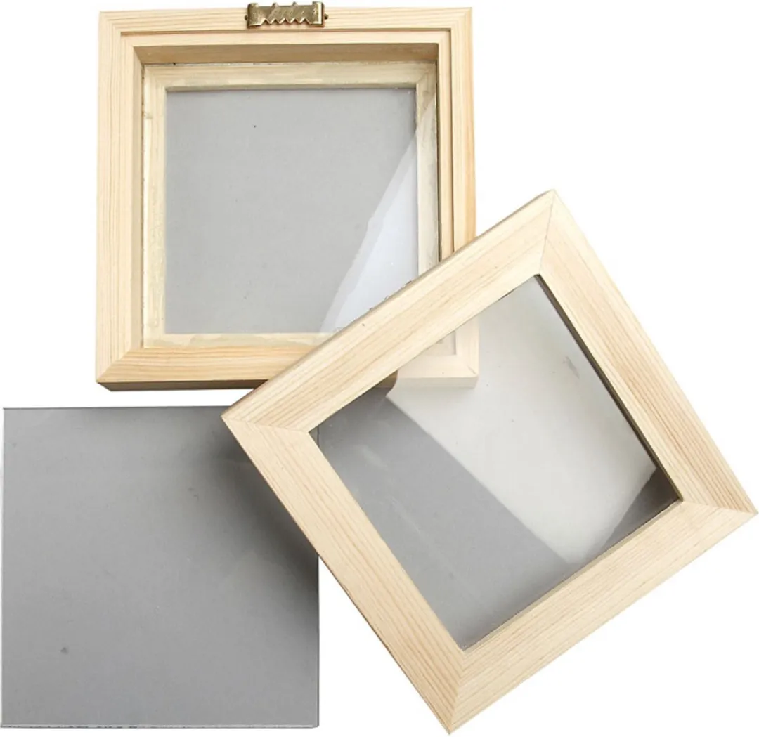 Creativ Company Houten 3D Lijst 12,3x12,3cm - Blank