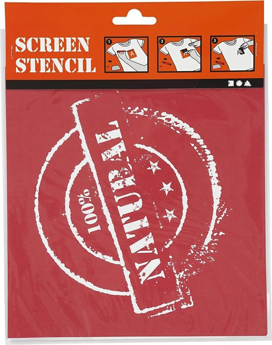Creativ Company Screen Stencil 20x22cm Wit