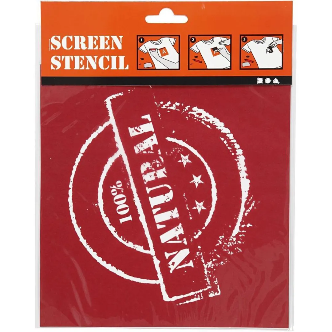 Creativ Company Screen Stencil 20x22cm Wit