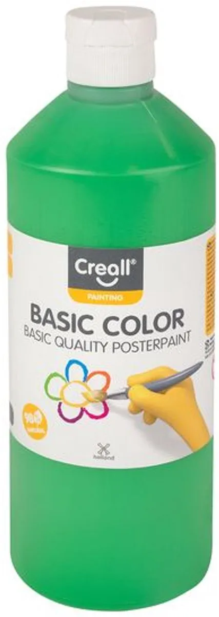 Creall Groene Plakkaatverf 500ml - Waterbasis