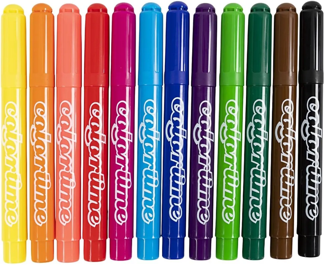 Colortime Stiften 5mm - Multicolor - 12 Stuks