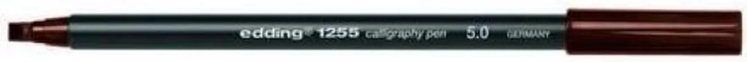 edding 1255 Kalligrafiepen Donkerbruin - 1 Stuk