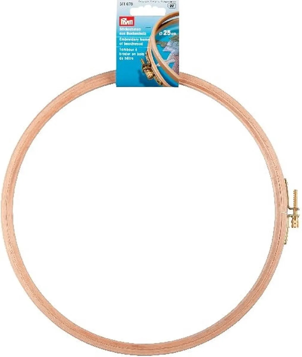 Prym Borduurring Hout 25cm