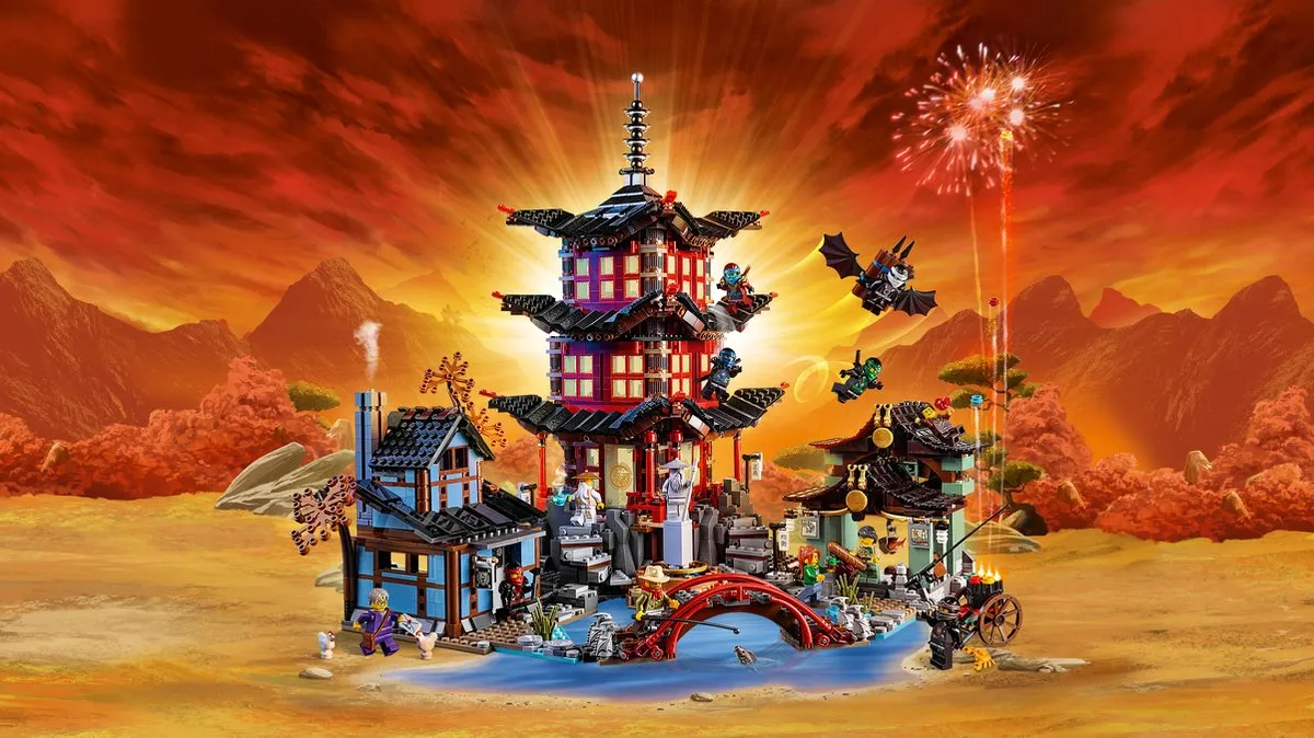 LEGO Ninjago Tempel van Airjitzu 70751 - 2028 Stukken - 12 Minifiguren - afbeelding 3 van 6