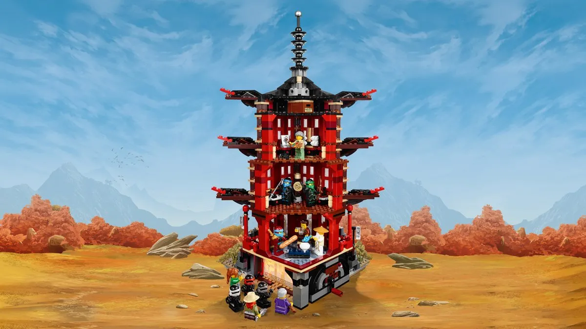 LEGO Ninjago Tempel van Airjitzu 70751 - 2028 Stukken - 12 Minifiguren - afbeelding 4 van 6