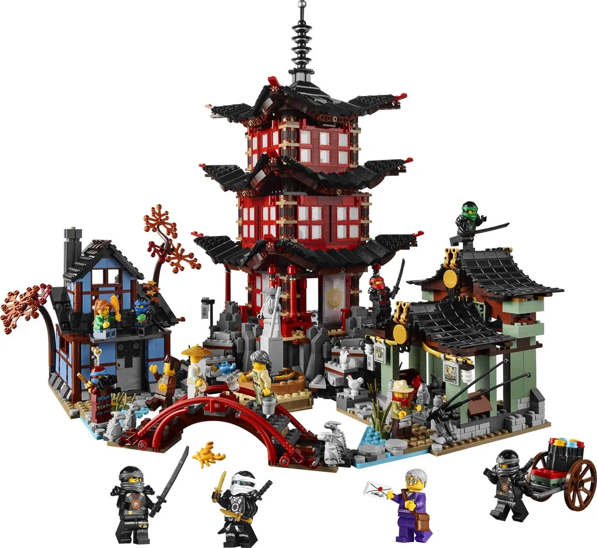 LEGO Ninjago Tempel van Airjitzu 70751 - 2028 Stukken - 12 Minifiguren - afbeelding 2 van 6
