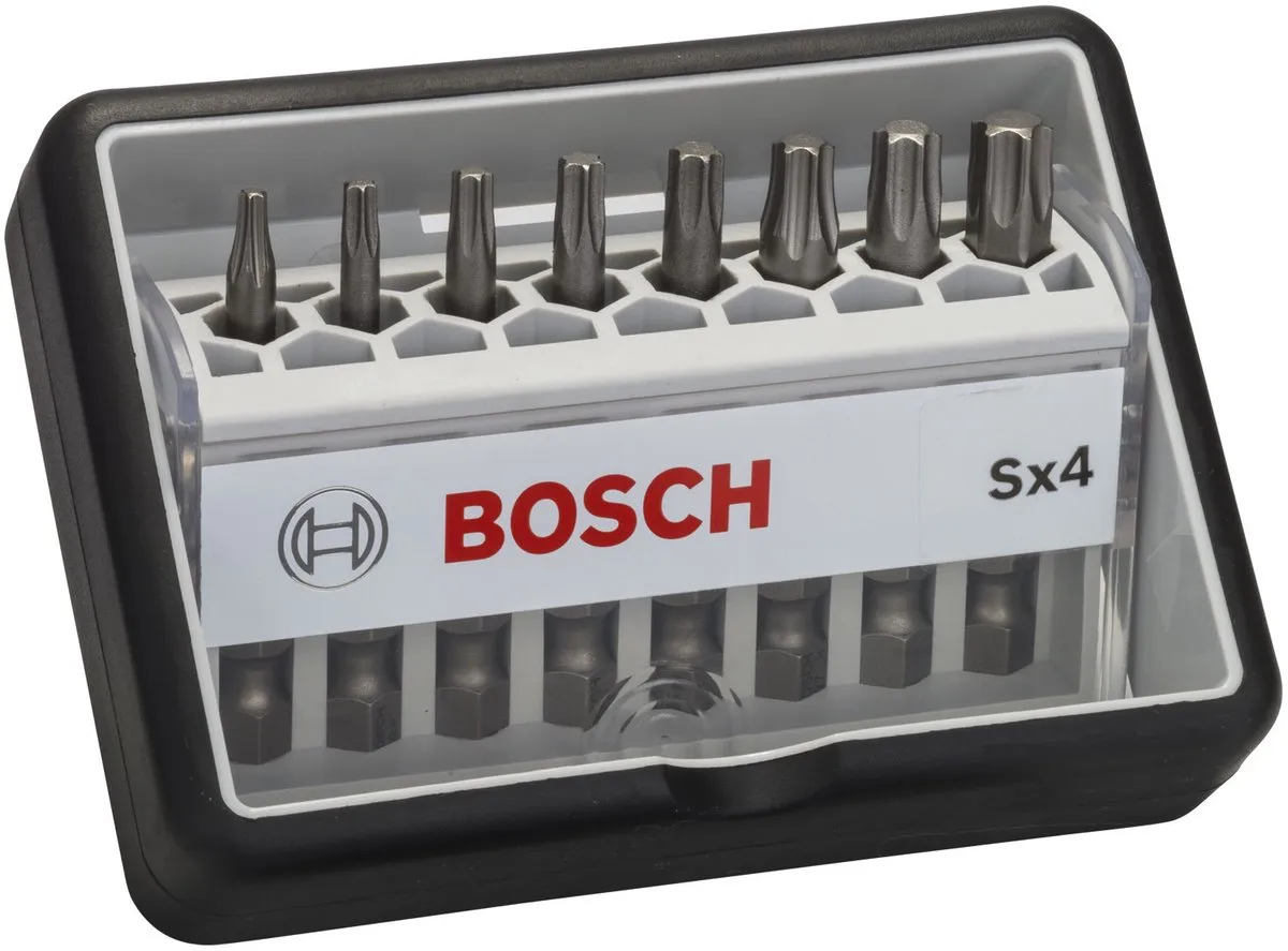 Bosch Robust Line Sx Extra Hard Bitset 49mm - 8-delig - Metaal