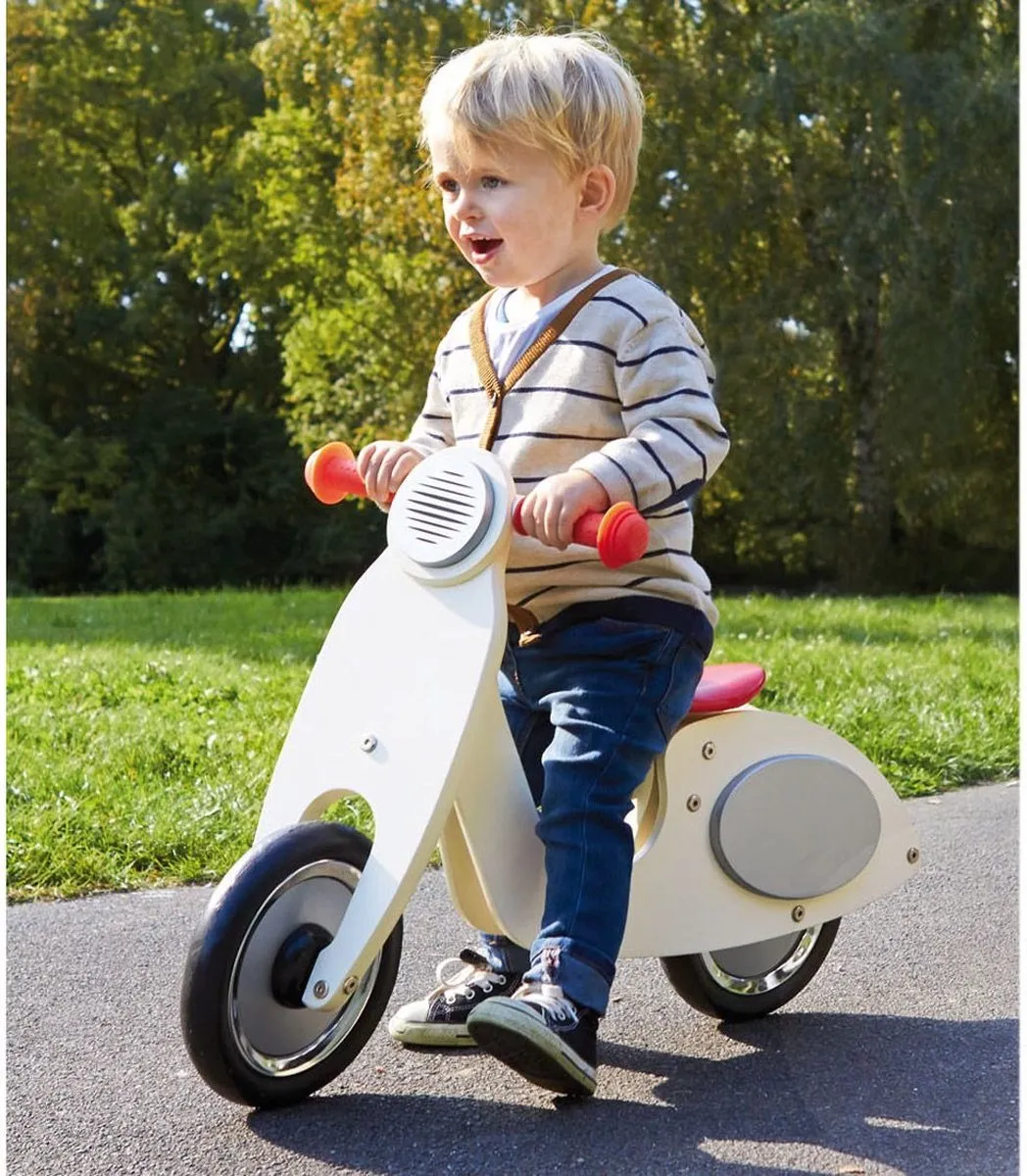 Pinolino Vespa Wanda Loopfiets - Wit