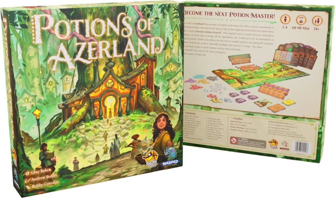 Lucky Duck Games Potions of Azerland Bordspel - 2-4 Spelers