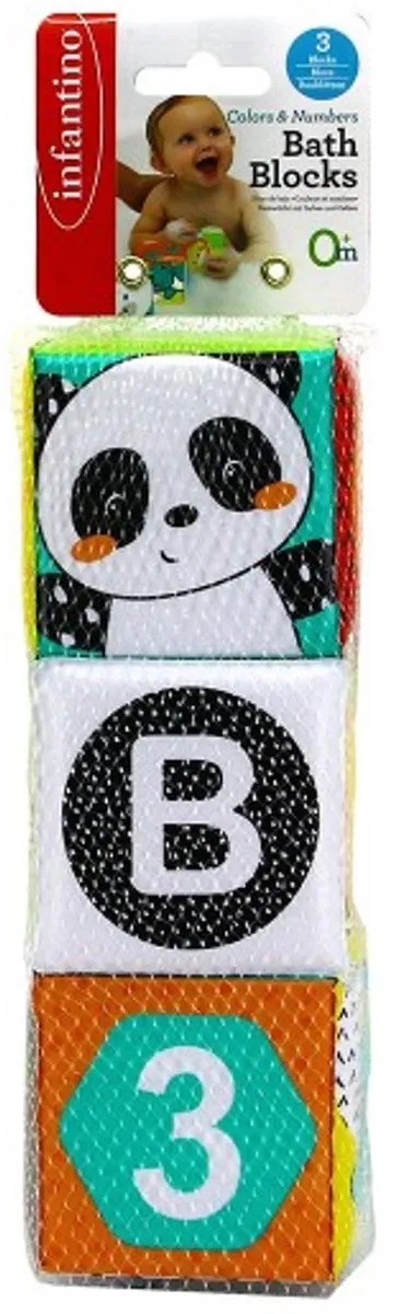 Infantino Colors & Numbers Badblokken
