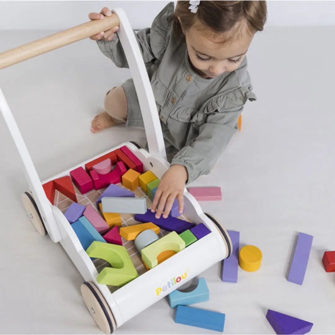 Le Toy Van Rainbow Cloud Walker & Puzzle - Meerkleurig