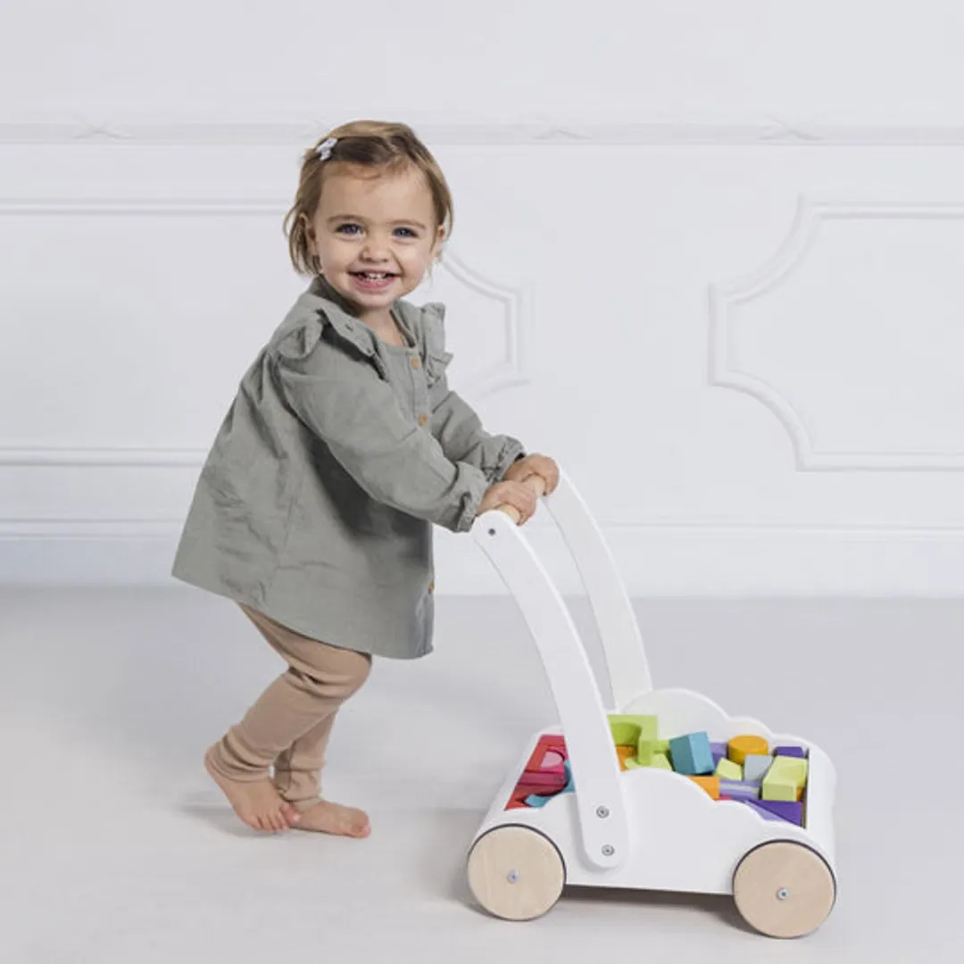 Le Toy Van Rainbow Cloud Walker & Puzzle - Meerkleurig