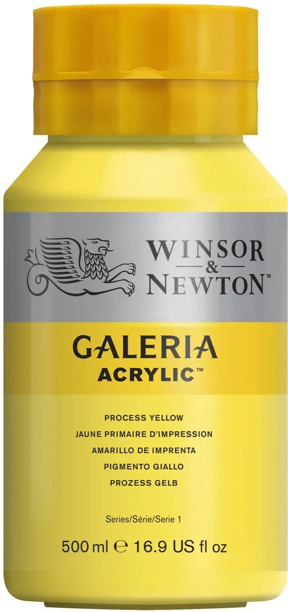Winsor & Newton Galeria Acryl Process Yellow 500ml