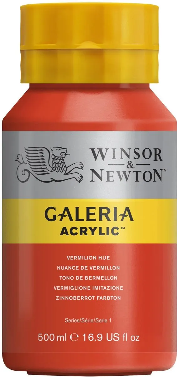 Winsor & Newton Galeria Acryl Vermilion Hue 500ml