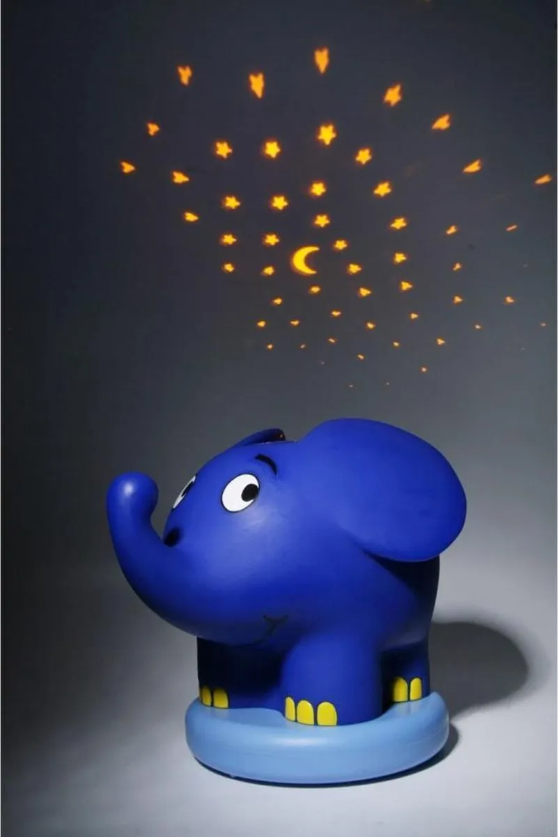 Ansmann Die Maus LED Sterrenlamp Olifant - Blauw/Groen - afbeelding 5 van 6