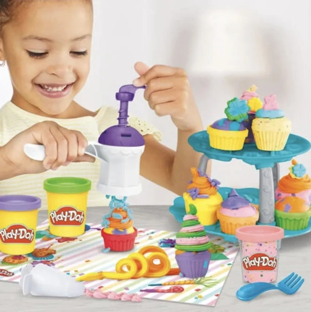 Hasbro Play-Doh Cupcake Tower Playset - 24 Stuks - afbeelding 6 van 6