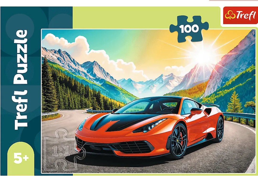 Trefl Voertuigen Puzzle 100 Stuks - Multi