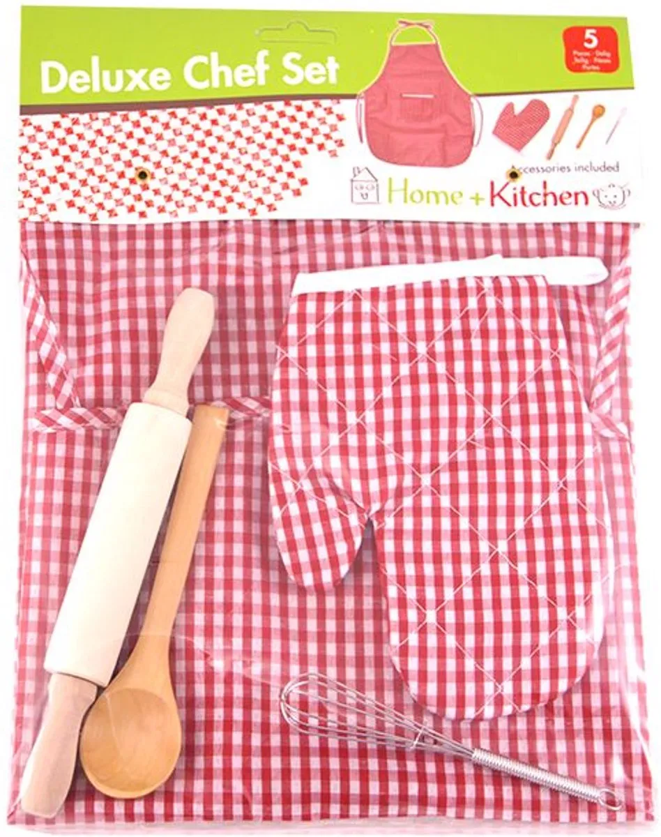 Johntoy Chef Speelset Deluxe - Rood