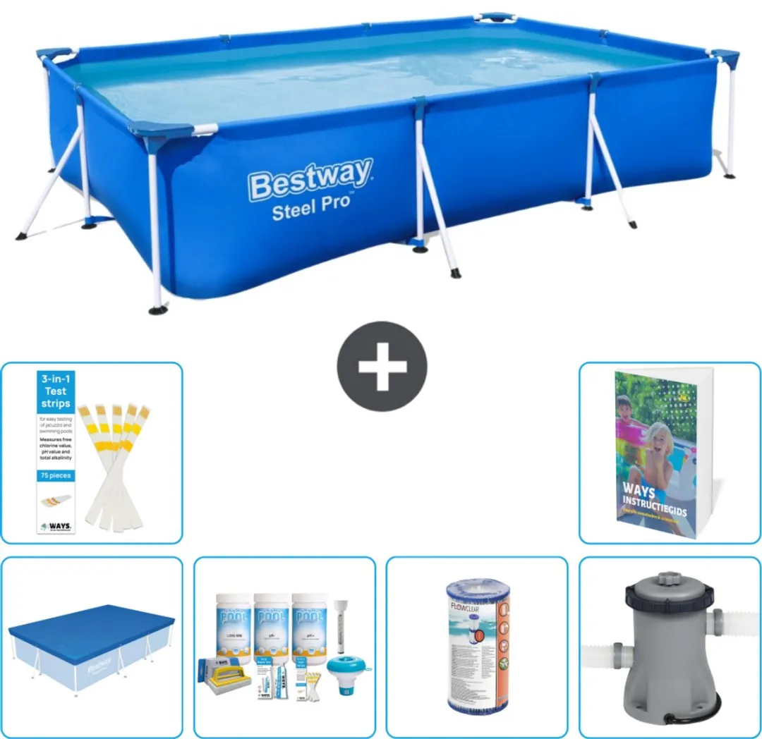 Bestway Steel Pro Zwembad 300x201cm