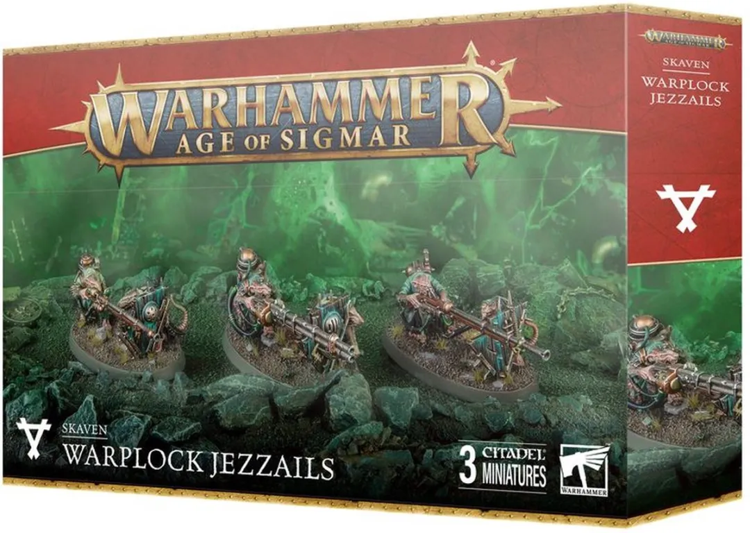Games Workshop Skaven Warplock Jezzails - 24 Stuks