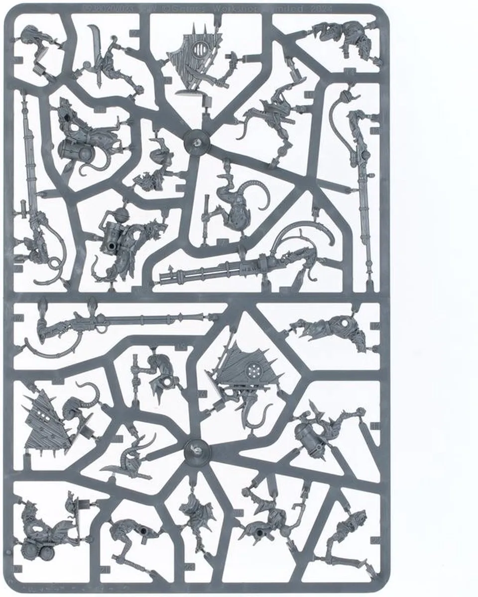 Games Workshop Skaven Warplock Jezzails - 24 Stuks
