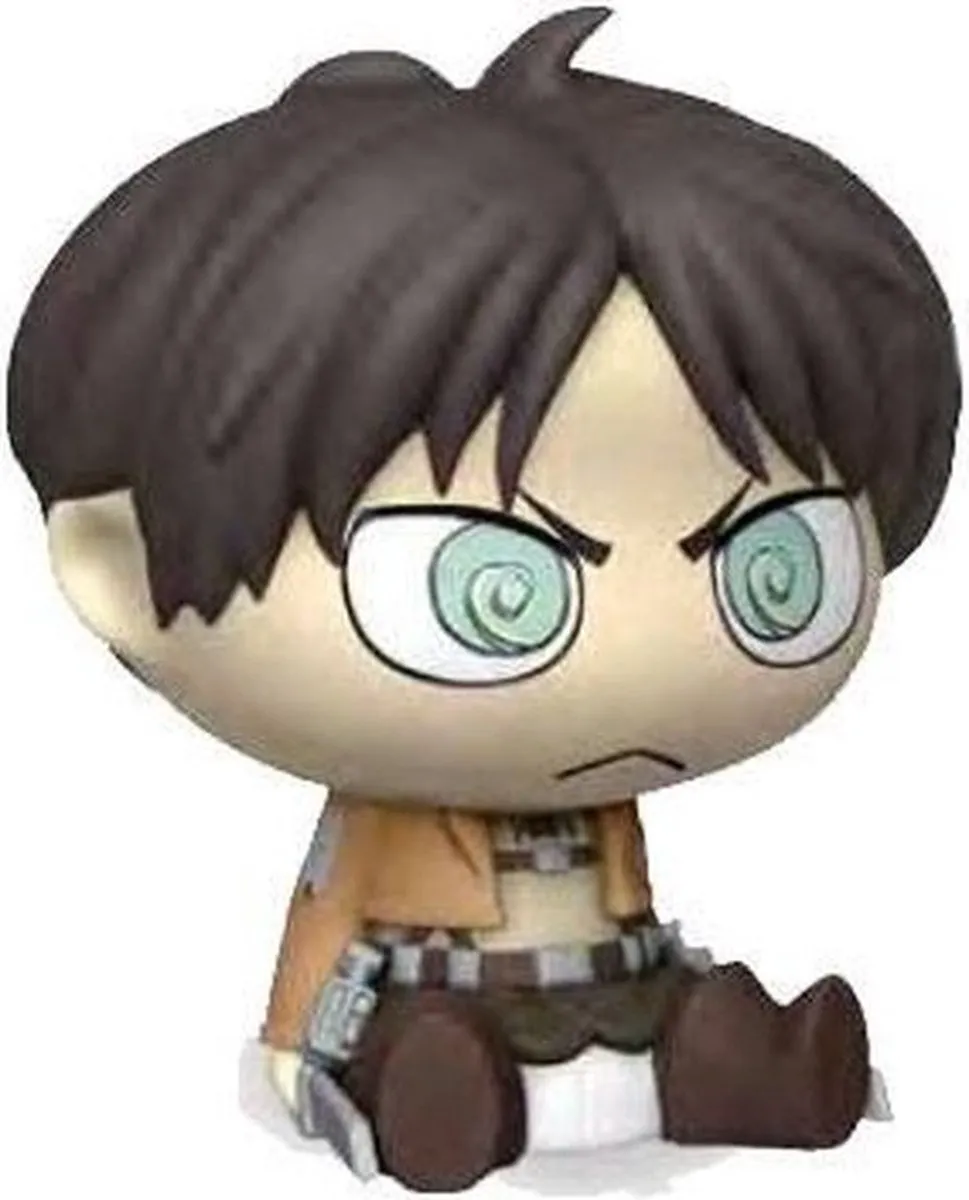 Plastoy Attack on Titan Chibi Eren Spaarpot - 15 cm - Veelkleurig