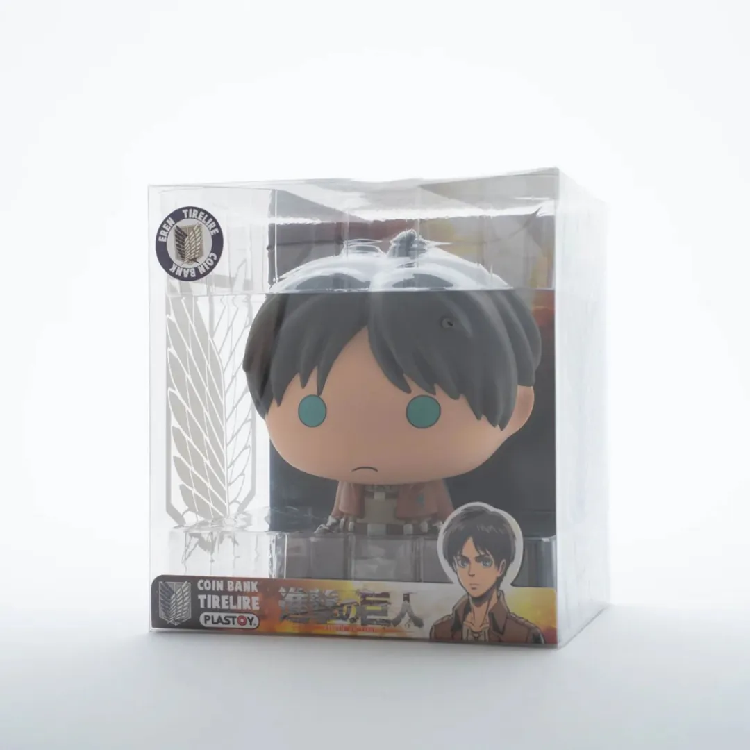 Plastoy Attack on Titan Chibi Eren Spaarpot - 15 cm - Veelkleurig