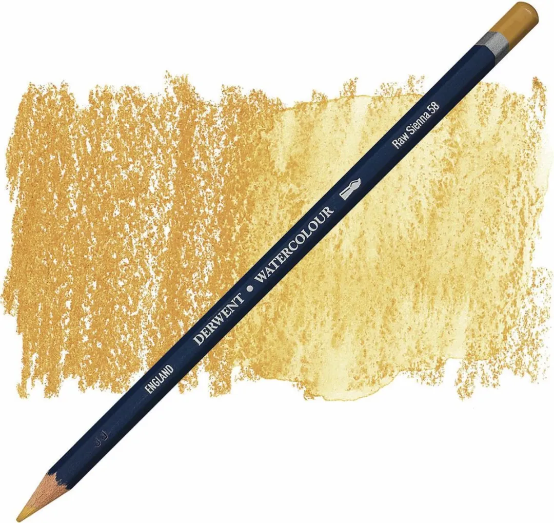Derwent Watercolor Potlood Raw Sienna 58