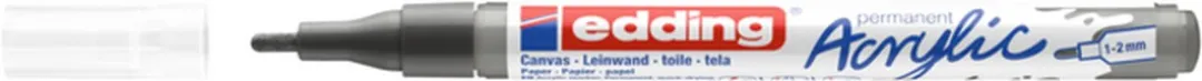 edding 5300 Acrylic Marker Antraciet - Fijne punt 1-2mm