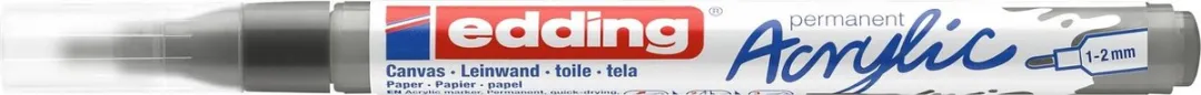 edding 5300 Acrylic Marker Antraciet - Fijne punt 1-2mm