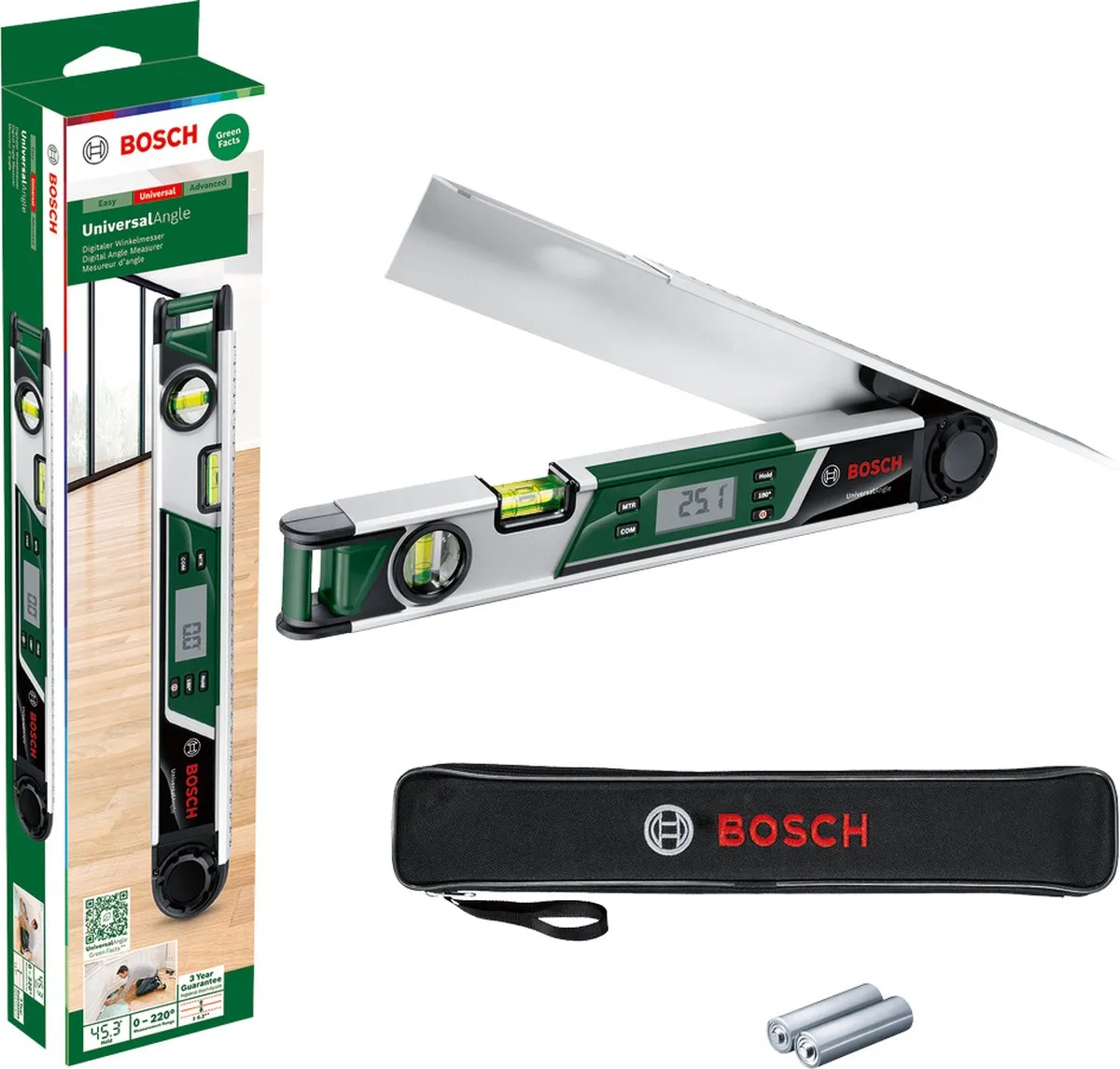 Bosch UniversalAngle Hoekmeter - Inclusief batterijen