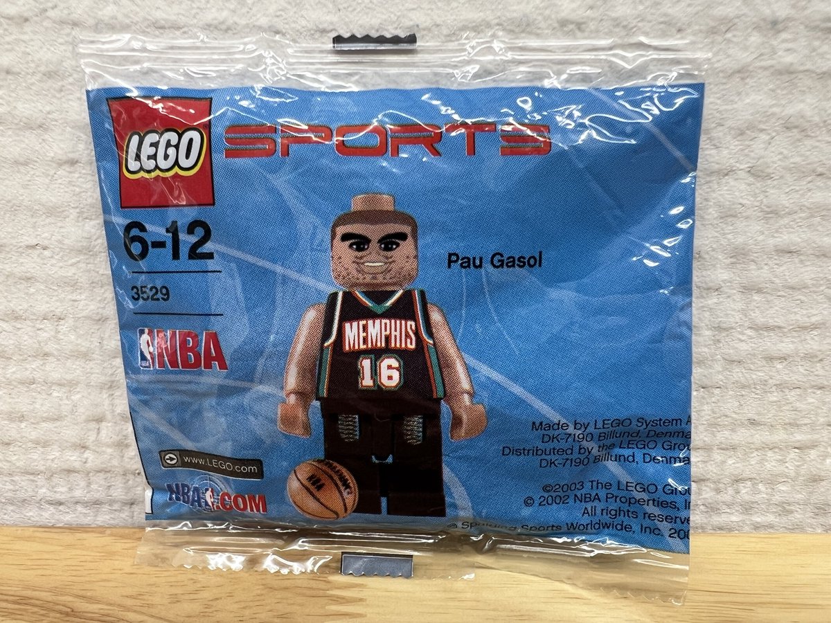LEGO 3529 Sports - NBA Basketbal Pau Gasol (Polybag)