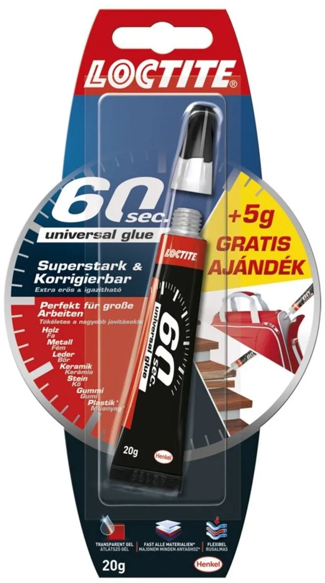 Loctite 60 Sec Universele Lijm 20ml