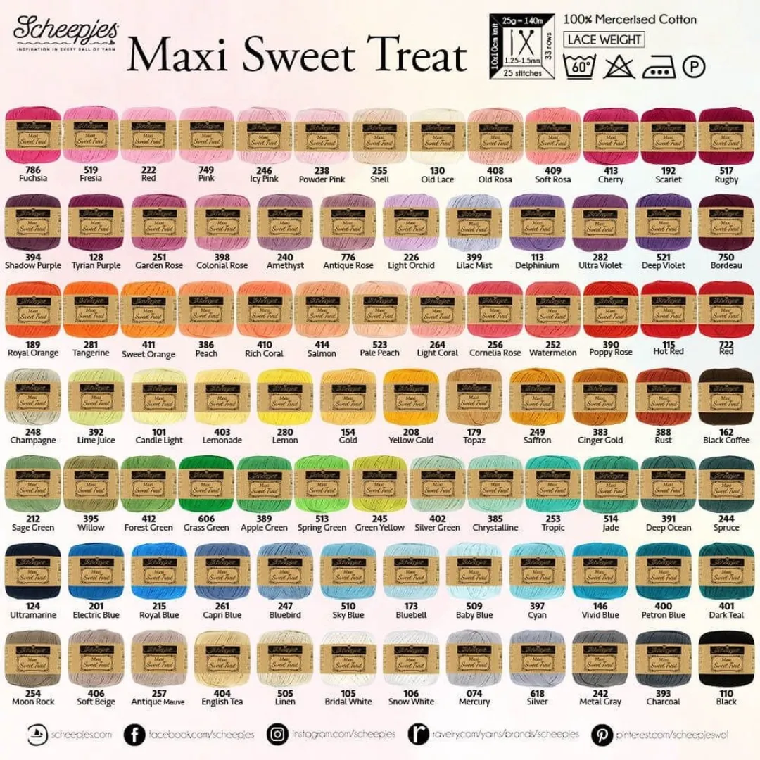 Scheepjes Maxi Sweet Treat 106 Snow White