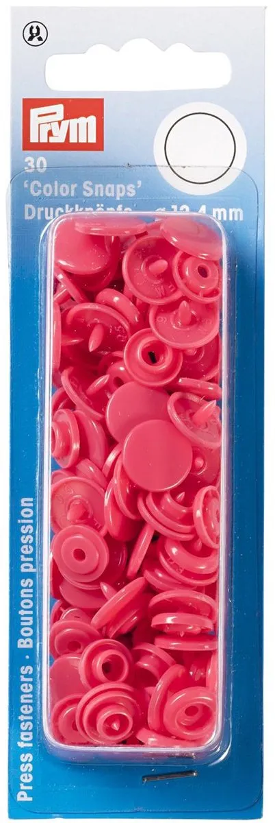 Prym Drukknoop ColorSnaps 12,4mm - Fuchsia - 30 Stuks