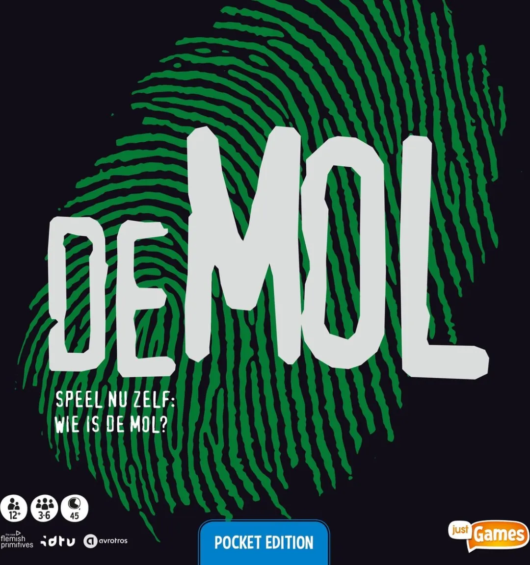 Just Games Wie is de Mol? Pocketspel - 3-6 spelers