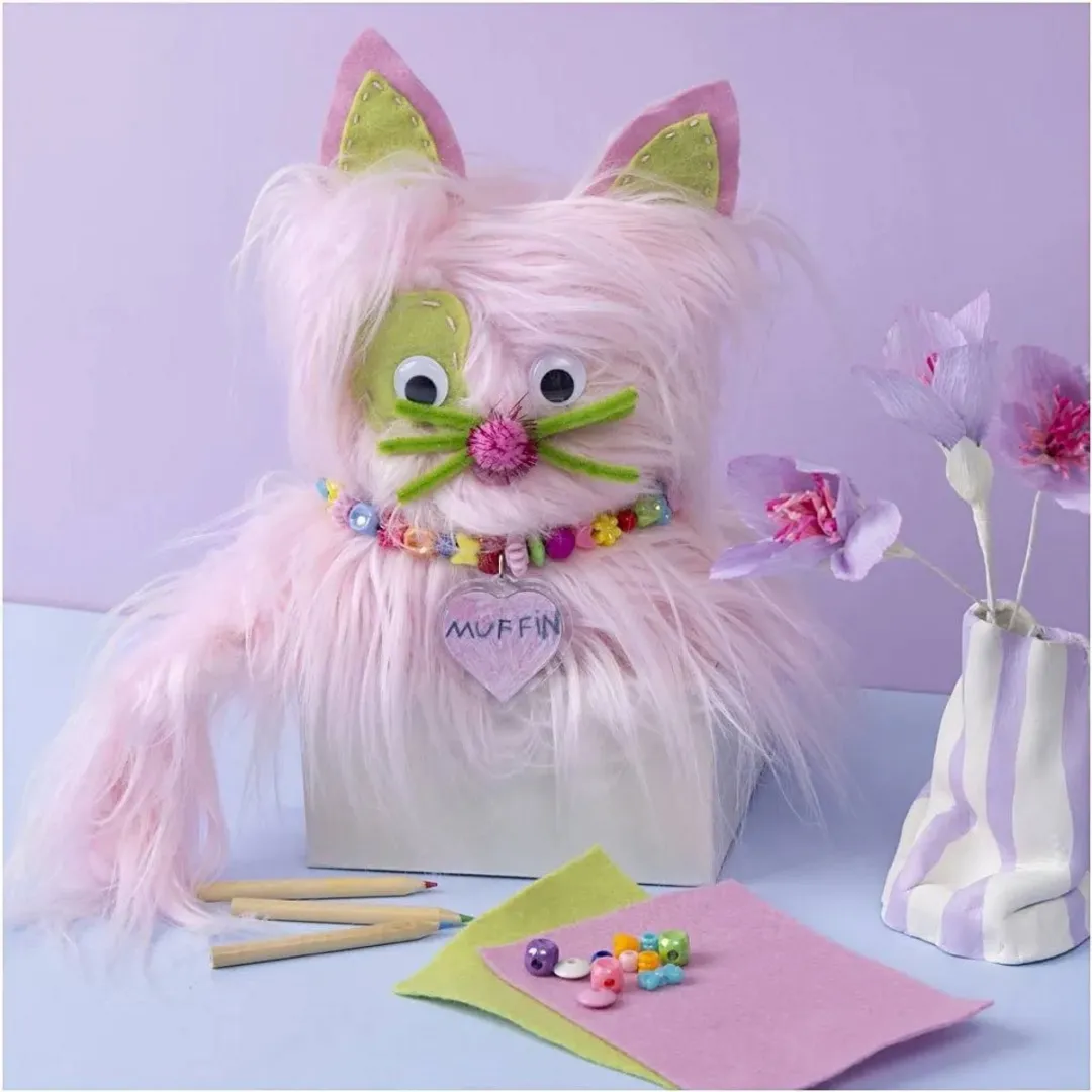Creativ Company Hobbyset Naaien Kat Multicolor