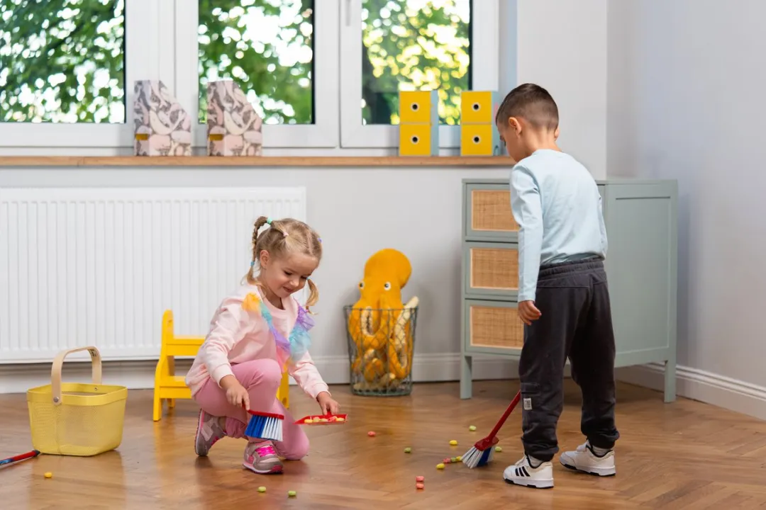 Klein Toys Vileda Speelgoedset - 4-delig - Rood/Blauw