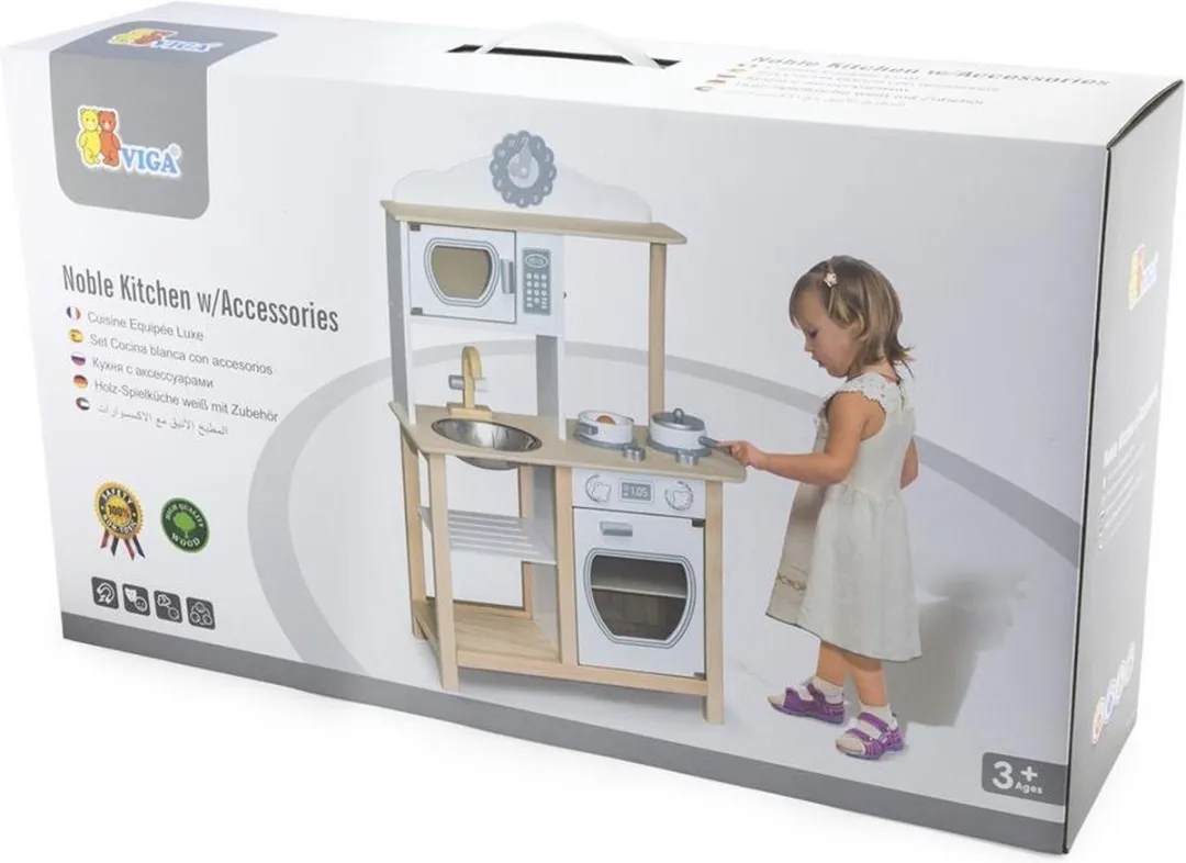 Vigatoys Houten Speelkeuken - Wit