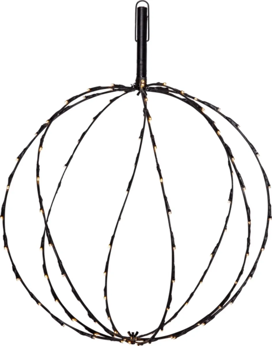 Star Trading Batterij Decoratiebol - Zwart