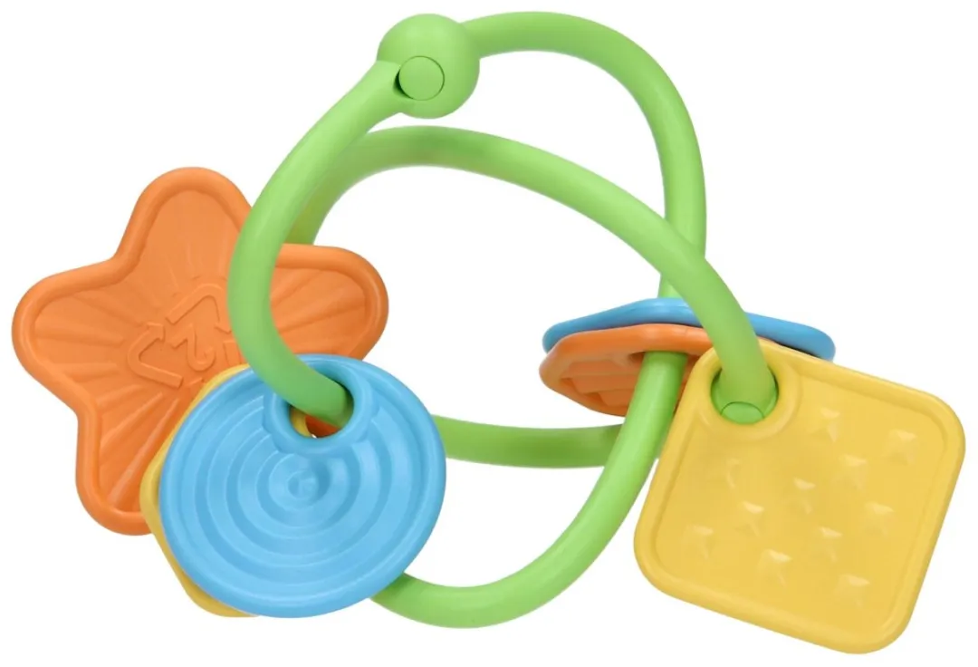 Green Toys Twist Teether Bijtring - Groen - afbeelding 6 van 6