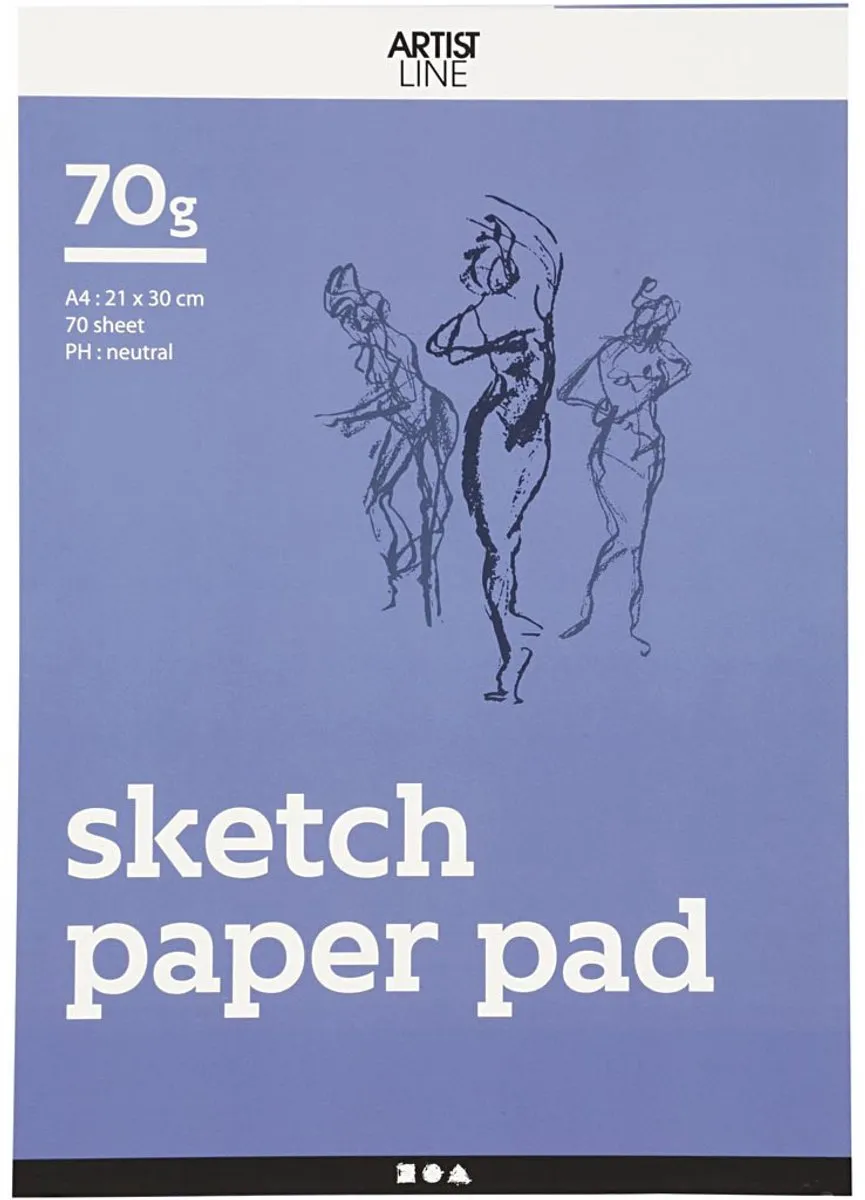 Creativ Company Schetsblok A4 70 Vel - 70gr Wit