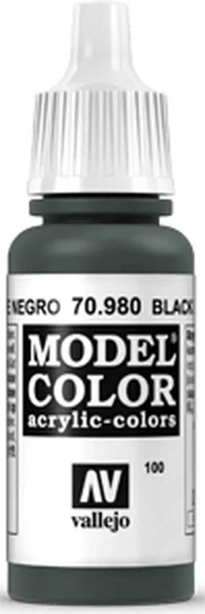 Vallejo Model Color Black Green Acrylverf 17ml